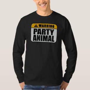 Camiseta Aviso de Piada de animais de grupo ofensivo 1