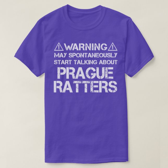 Camiseta Aviso de Praga Ratter (Frente do Design)