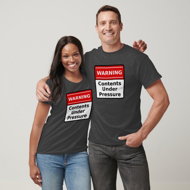 Camiseta Aviso de pressão T-Shirt (Unissex)