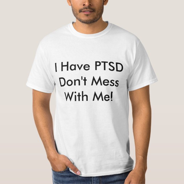 Camiseta Aviso de PTSD (Frente)