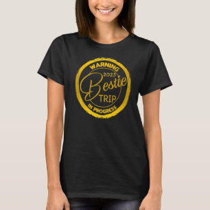 Camiseta Aviso de Sindicato de Bestie Trip 2023 em Curso