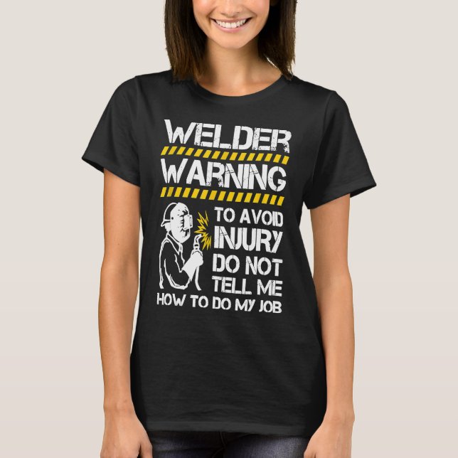 Camiseta Aviso de Soldadores (Frente)