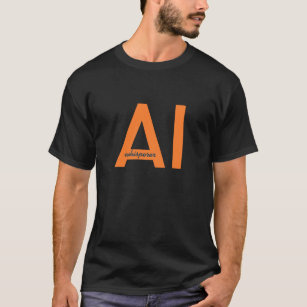 Camiseta Aviso de sussurro AI laranja engenheiro