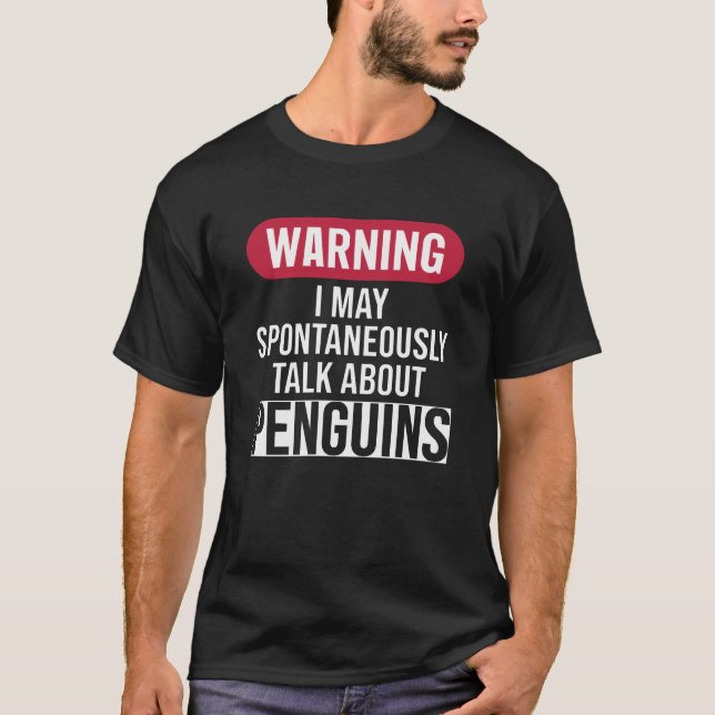 Camiseta Aviso Divertido Eu Posso Falar Espontaneamente Sob (Frente)