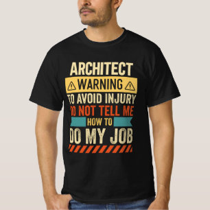 Camiseta Aviso do Arquiteto