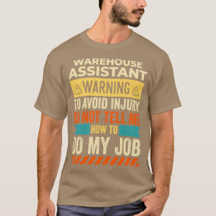 Camiseta Aviso do Assistente de Depósito 2