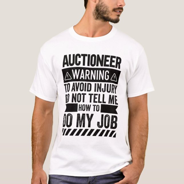 Camiseta Aviso do Autioneer (Frente)