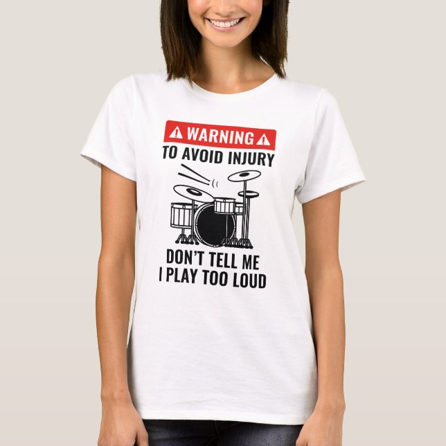 Camiseta Aviso do Drummer (Frente)