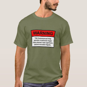 Camiseta Aviso do irracional