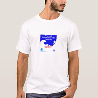 Camiseta Aviso do tsunami
