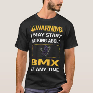 Camiseta Aviso engraçado BMX