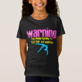 Camiseta Aviso: Eu fui conhecido para lançar para nenhuma