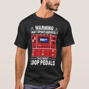 Camiseta Aviso Eu Posso Falar Espontaneamente Sobre Pedais