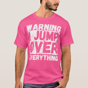 Camiseta Aviso Eu Pulo Tudo Freerunning Parkour