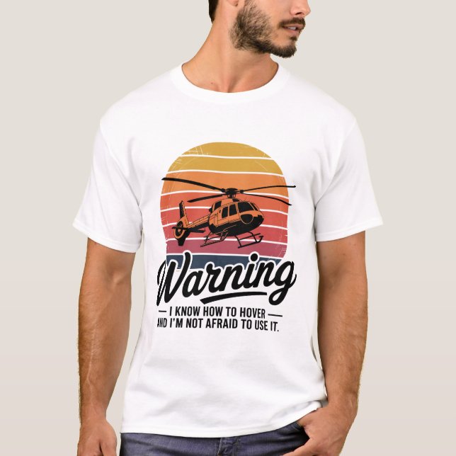 Camiseta Aviso: Eu Sei Pairar (Frente)