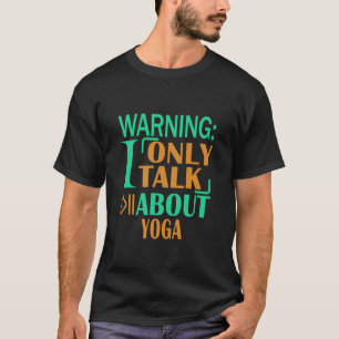 Camiseta Aviso Falo Somente Sobre Yoga