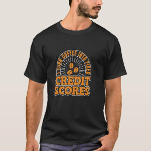 Camiseta Aviso Financeiro de Reparo de Pontuação de Crédito