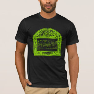 Camiseta Aviso Funeral Inglês Elegante 18º C