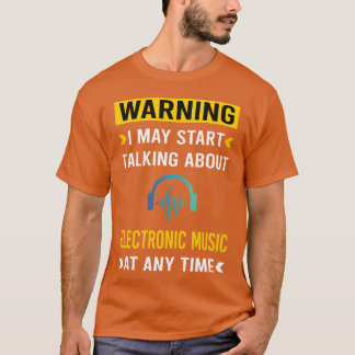 Camiseta Aviso Garota da Música Eletrônica