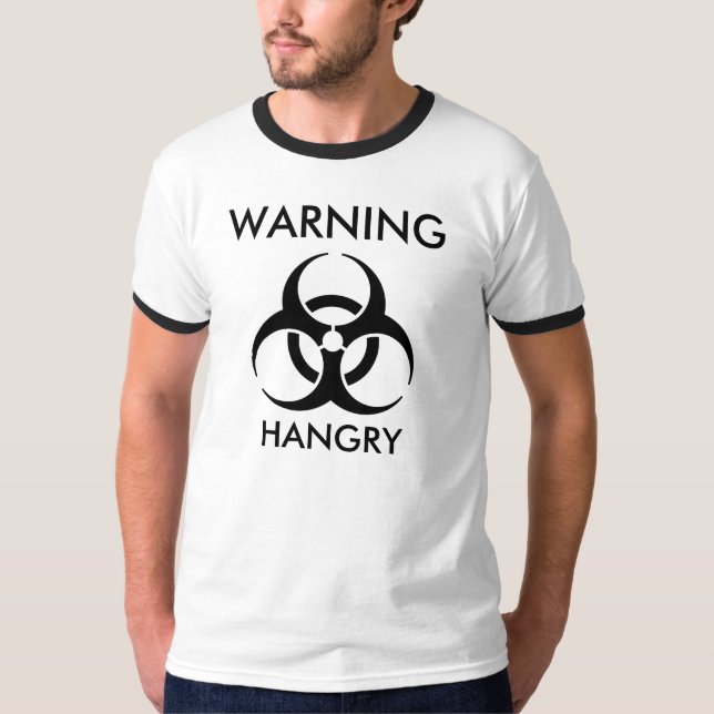 Camiseta Aviso - Hangry (Frente)