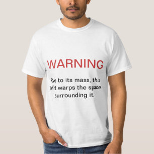 Camiseta Aviso maciço