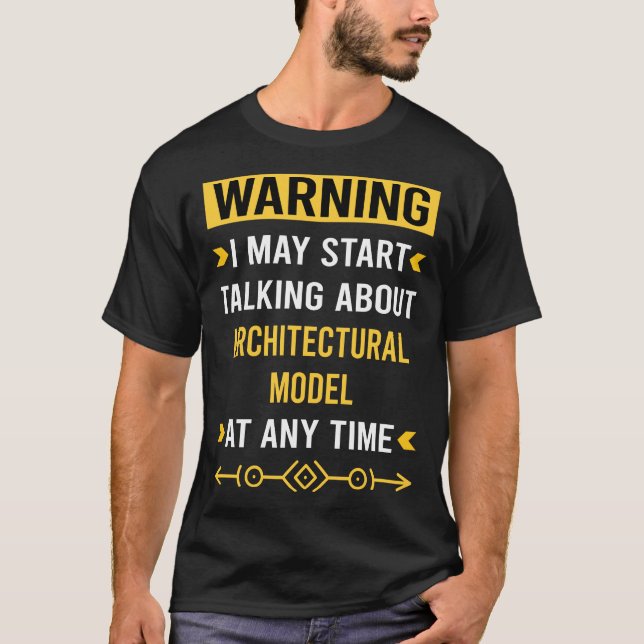 Camiseta Aviso Modelo Arquitetônico Arquitetura (Frente)