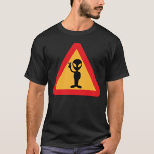 Camiseta Aviso para o Sinal de Aliens