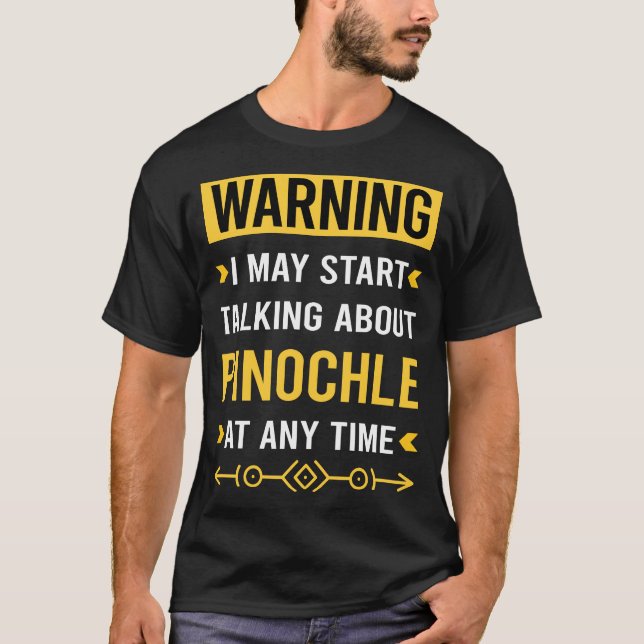 Camiseta Aviso Pinochle Penuchle (Frente)