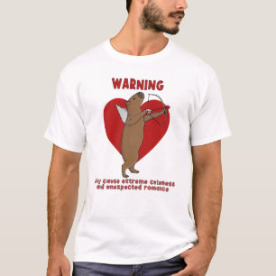 Camiseta Aviso Pode causar extrema fofura e inesperado