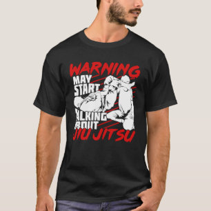 Camiseta Aviso Pode Começar A Falar Sobre Jiu Jitsu