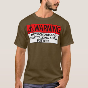 Camiseta aviso pode começar espontaneamente a falar sobre o