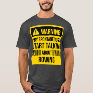 Camiseta aviso pode começar espontaneamente a falar sobre r