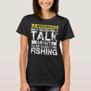 Camiseta Aviso Pode Falar Sobre Pesca Falsa De Atleta Fi