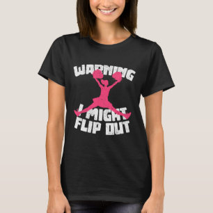 Camiseta Aviso: Posso Ficar Louca Por Cheerleading - Cheerl