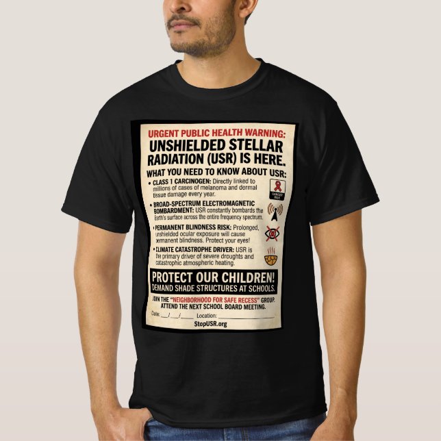 Camiseta Aviso público USR (Frente)