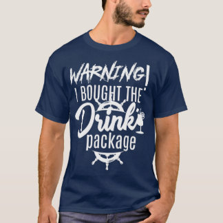 Camiseta Aviso que comprei o pacote de bebidas