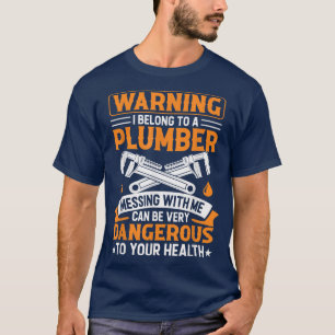 Camiseta Aviso Que Pertenço A Uma Namorada De Esposa De Can
