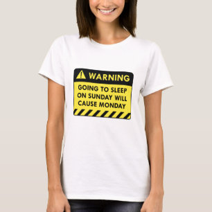 Camiseta Aviso Segunda-feira