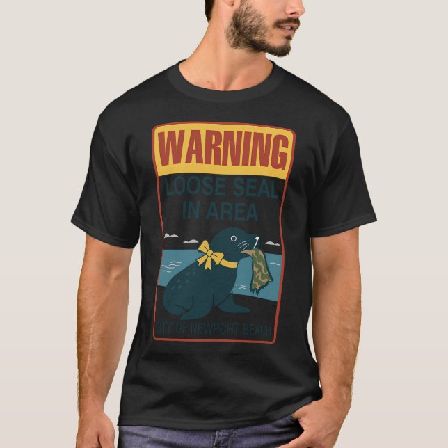 Camiseta Aviso - Selo Solto na Área (Frente)