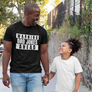 Camiseta Aviso sobre Piadas do Pai à Frente