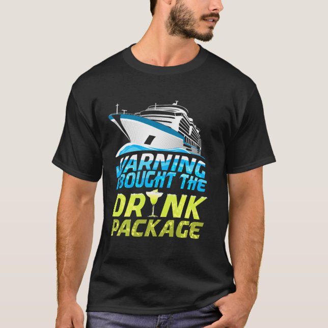 Camiseta Aviso: Trouxe O Pacote De Bebidas (Frente)