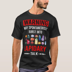 Camiseta Aviso Vermelho Lapidário Lapidarista