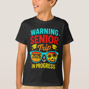 Camiseta Aviso Viagem de Formatura 2026 Arte de Praia