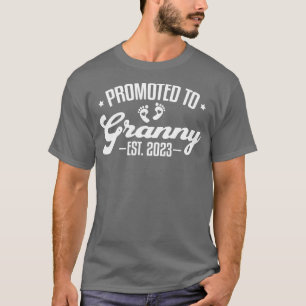 Camiseta Avó 2023 Anúncio de Gravidez Promovido