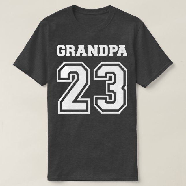 Camiseta Avô 2023 para anúncio de gravidez (Frente do Design)