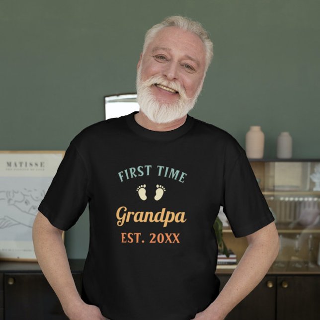 Camiseta Avô Abuelo Nonno Vô Primeira Vez Avô (Criador carregado)