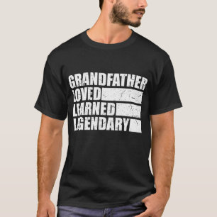 Camiseta Avô Adorava Lendário Aprendido