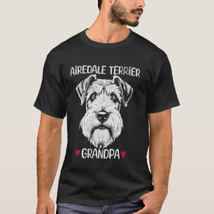 Camiseta Avô Airedale Terrier 1