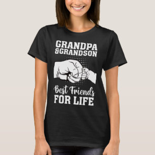 Camiseta Avô Avô Avô Oferece Amigos Fist Bump Avô
