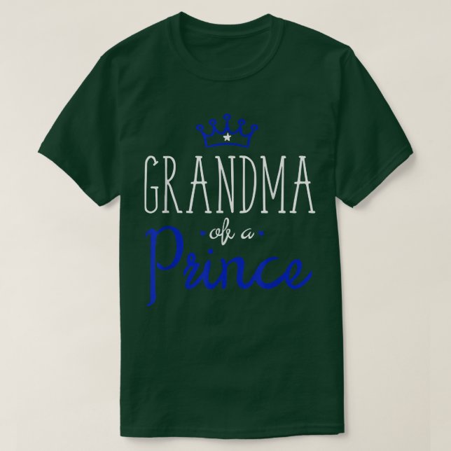 Camiseta Avó Avô é o Príncipe e a Rainha T  (Frente do Design)